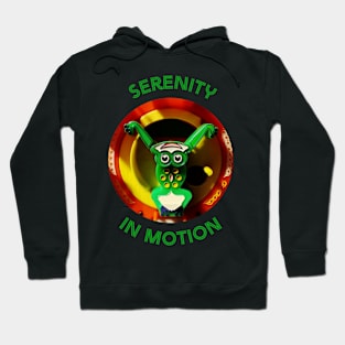 Serenity in Motion - Cute Frog doing Tai Chi Hoodie